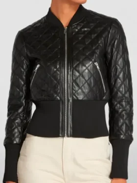 Buy Maya Stern Fool Me Once 2024 Crop Quilted Jacket