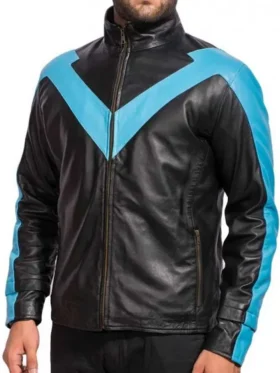 Dick Grayson Nightwing Leather Jacket