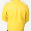 Freddie Mercury Concert Yellow Leather Jacket Back