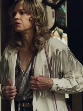 Ordinary Angels Hilary Swank Fringe Jacket