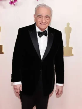 Oscar Awards 2024 Martin Scorsese Black Suit
