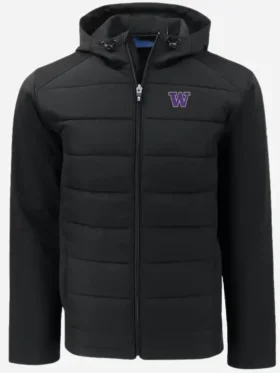 Shop CFB Washington Huskies Puffer Hooded Jacket