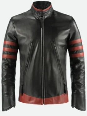 X-Men Origins Wolverine Black Leather Jacket