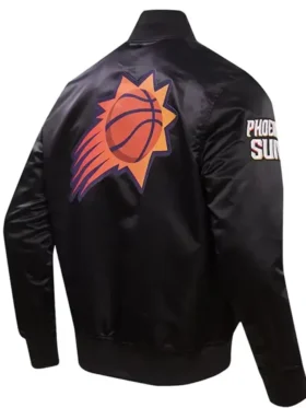 Phoenix Suns 202324 City Edition Black Varsity Jacket Back