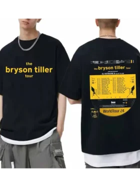 Bryson Tiller Concert Printed Cotton Shirt