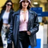 Buy Bella Hadid Black Leather Jacket For Sale Men And Women