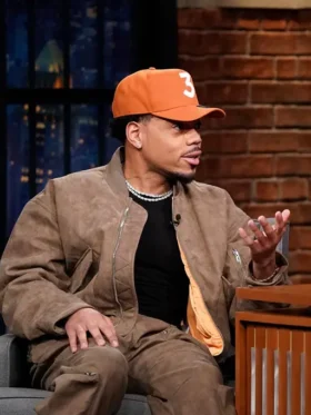 Buy Chance The Rapper Late Night with Seth Meyers Brown Jacket