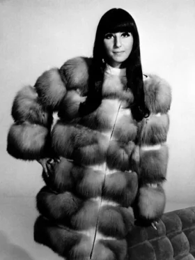 Buy Cher Brown Fur Coat for Sale Men and Women