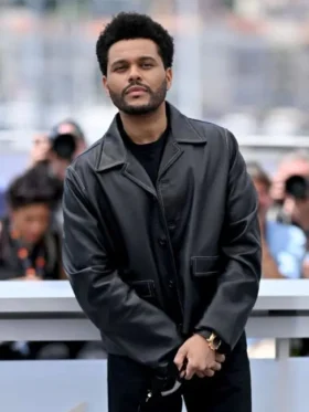 Buy The Idol 76th Annual Cannes Film Festival The Weeknd Leather Jacket For Sale Men And Women