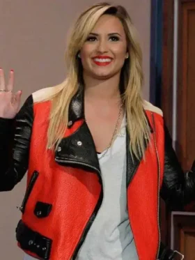 Demi Lovato Acne Studios Motorcycle Jacket