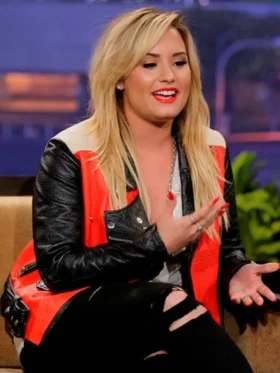 Demi Lovato Acne Studios Motorcycle Jacket on Sale
