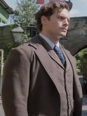 Enola Holmes Henry Cavill Brown Suit