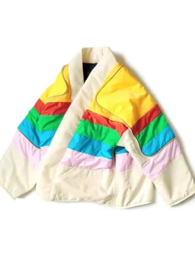 J Cole Rainbow Bomber Jacket for Sale Men and Women
