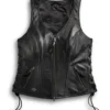 Jane Broussard Harley Davidson Leather Vest