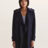 Lucy Lawless My Life is Murder S04 Long Coat