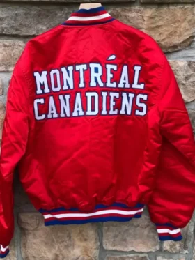 Montreal Canadiens 1993 Stanley Cup Satin Jacket Back