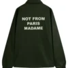 Not from Paris Madame Green Jacket Back