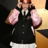 Shop Billie Eilish Grammy Awards Team Barbie Bomber Jacket