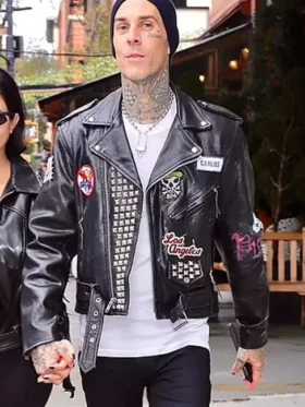 Travis Barker Leather Jacket