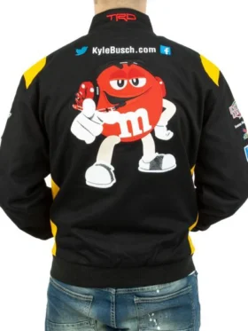 Black M&M Nascar Jacket