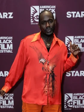 Buy Nicco Annan American Black Film Festival Silk Eagle Shirt