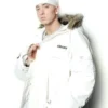 Eminem White parka Jacket