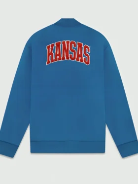 Kansas Jayhawks Blue Varsity Jacket