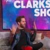 Order The Kelly Clarkson Show Ben Platt Denim Leather Jacket
