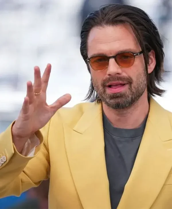 Sebastian Stan’s Cannes 2024 Single Button Blazer For Sale