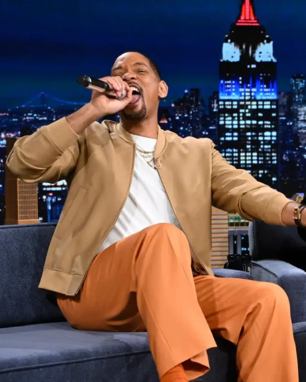 Order The Tonight Show Starring Jimmy Fallon Will Smith Brown Jacket
