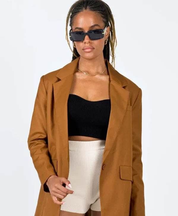 The Valley S01 Brittany Cartwright Brown Blazer For Sale