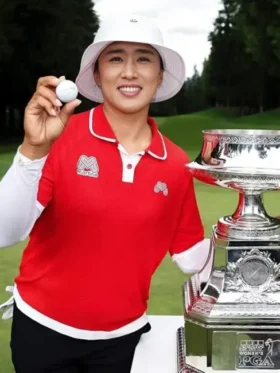 Order PMG Women’s PGA Championship Amy Yang Red Knit Shirt