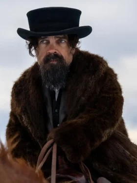 Peter Dinklage The Thicket 2024 Brown Fur Coat